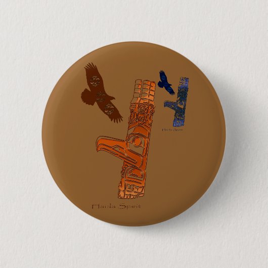 BADGE ROND 5 CM COLLECTION HAIDA (Devant)