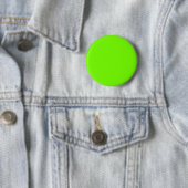 Badge Rond 5 Cm Collection Rétro Fluoro Lime-Green (En situation)