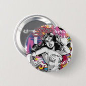 Badge Rond 5 Cm Collection Wonder Woman 3 (Devant & derrière)
