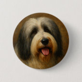 Badge Rond 5 Cm Colley barbu (Devant)