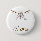 Badge Rond 5 Cm Collier en plume (Devant)