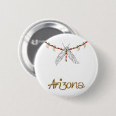 Badge Rond 5 Cm Collier en plume (Devant & derrière)
