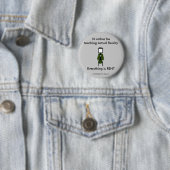 Badge Rond 5 Cm Collins se boutonnent (En situation)