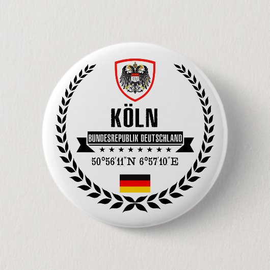 Badge Rond 5 Cm Cologne (Devant)