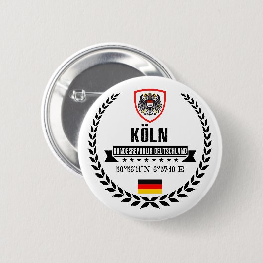 Badge Rond 5 Cm Cologne (Devant & derrière)