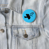 Badge Rond 5 Cm Colombe de paix (En situation)