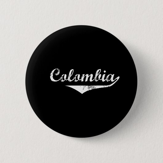 Badge Rond 5 Cm Colombie (Devant)