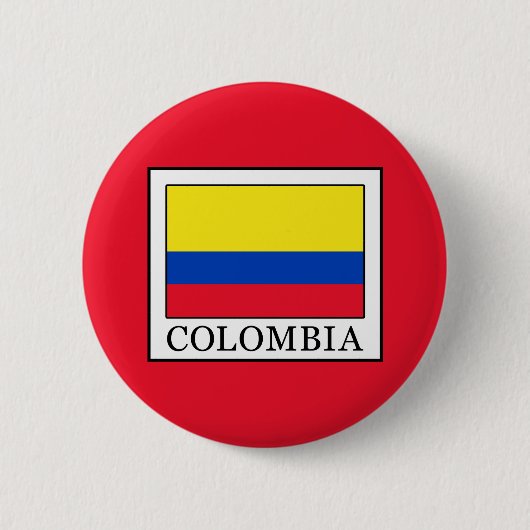 Badge Rond 5 Cm Colombie (Devant)