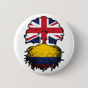 Badge Rond 5 Cm Colombie Colombie Colombie Colombie Britannique Ar