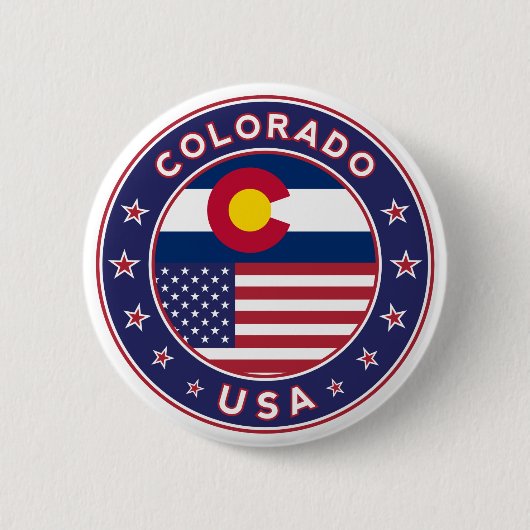 Badge Rond 5 Cm Colorado (Devant)