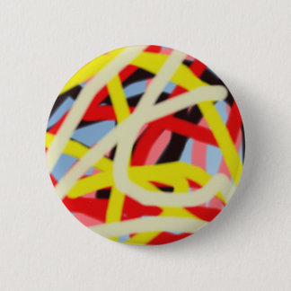 Badge Rond 5 Cm coloré 8773 art abstrait
