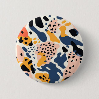 Badge Rond 5 Cm Colorful Animal Print 03