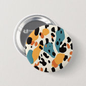 Badge Rond 5 Cm Colorful Animal Print 04 (Devant & derrière)