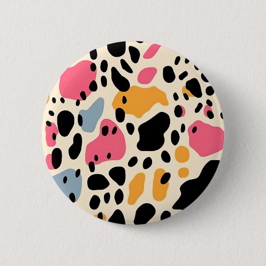 Badge Rond 5 Cm Colorful Animal Print 07 (Devant)