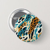 Badge Rond 5 Cm Colorful Animal Print 09 (Devant & derrière)