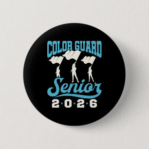 Badge Rond 5 Cm Colour Guard Senior Class of 2026 Graduation