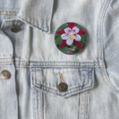 Badge Rond 5 Cm Columbine (En situation)