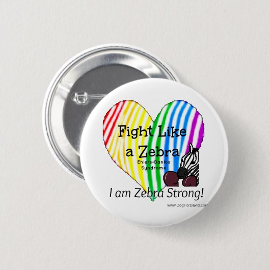 Badge Rond 5 Cm Combat comme un bouton de conscience (Devant & derrière)