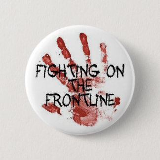 Badge Rond 5 Cm Combat sur le bouton de ligne du front