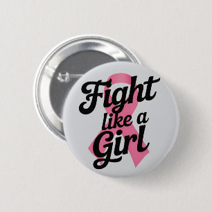 Badge Rond 5 Cm Combats comme une fille Conception pour la sensi