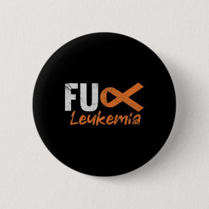 Badge Rond 5 Cm Combattant de la leucémie, cancer du sang, sensibi