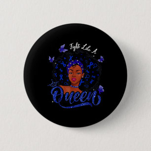 Badge Rond 5 Cm Combattre Comme Une Reine Ataxie Sensibilisation T