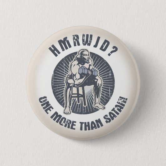 Badge Rond 5 Cm Combien de Reps (Devant)