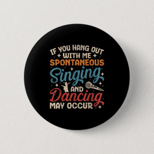 Badge Rond 5 Cm Comédie Musicale Broadway Théâtre Geek Dramaturge