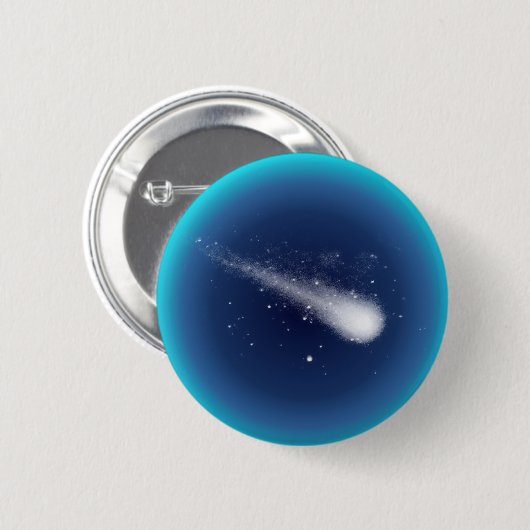Badge Rond 5 Cm Comète (Devant & derrière)