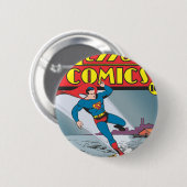 Badge Rond 5 Cm Comics d'action #25 (Devant & derrière)