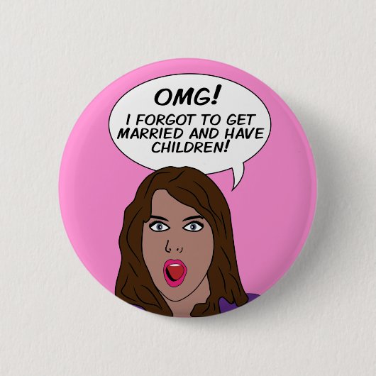 BADGE ROND 5 CM COMICS RÉTRO (Devant)