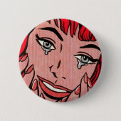 Badge Rond 5 Cm Comique triste (Devant)