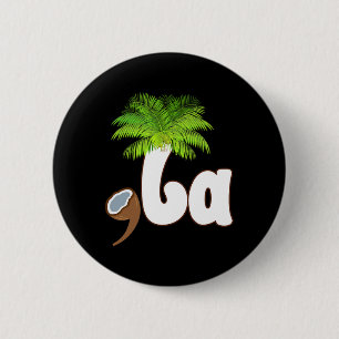 Badge Rond 5 Cm Comma La Kamala Harris 2024 Président Funny Kamala