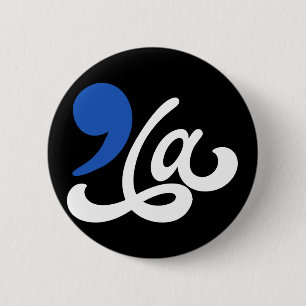 Badge Rond 5 Cm Comma La Madame la Présidente Kamala Harris 2024