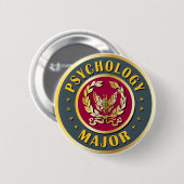 Badge Rond 5 Cm Commandant de psychologie (Devant & derrière)