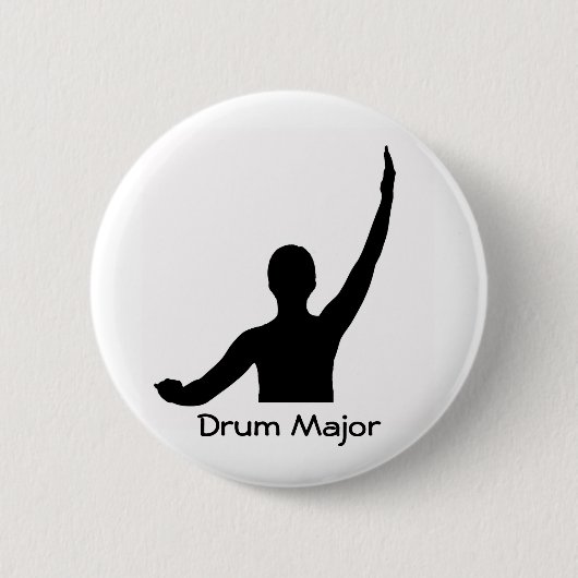 Badge Rond 5 Cm Commandant de tambour (Devant)