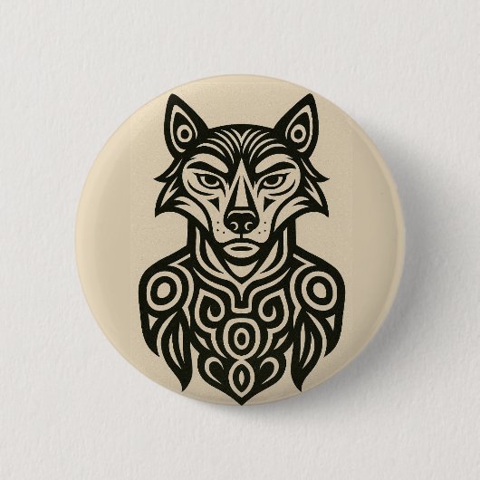 Badge Rond 5 Cm Commandant Furry (Devant)