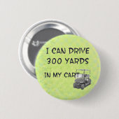 Badge Rond 5 Cm Commande jouante au golf (Devant & derrière)
