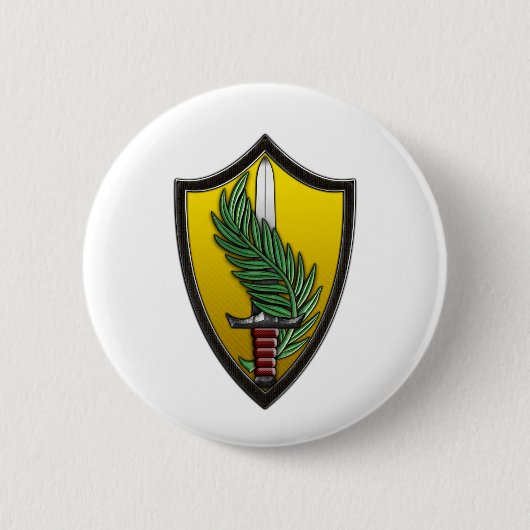 Badge Rond 5 Cm Commandement central américain (Devant)