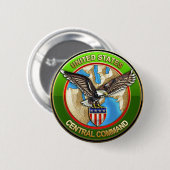 Badge Rond 5 Cm Commandement central des États-Unis (Devant & derrière)