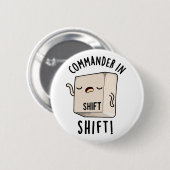 Badge Rond 5 Cm Commander En Chemise Drôle Clavier Pun (Devant & derrière)