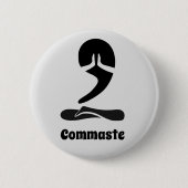 Badge Rond 5 Cm Commaste Button (Devant)