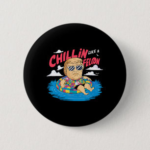 Badge Rond 5 Cm Comme Un Donald Trump Felon Dans Une Élection De P