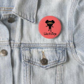 Badge Rond 5 Cm Comme un Ninja (En situation)