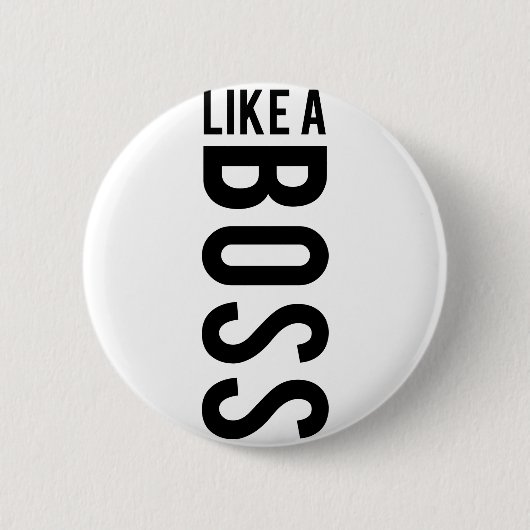 Badge Rond 5 Cm COMME un PATRON (Devant)