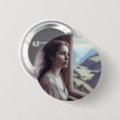 Badge Rond 5 Cm 'Comme un Téméraire dans une Trance' (Devant & derrière)