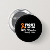 Badge Rond 5 Cm Comme Une Ms Warrior (Devant & derrière)