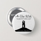 Badge Rond 5 Cm Comme vous souhaitez l'édredon et le point le long (Devant & derrière)