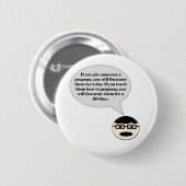 Badge Rond 5 Cm Comment Frustrer un bouton de programmeur (Devant & derrière)