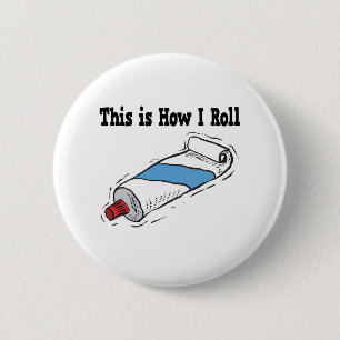 Badge Rond 5 Cm Comment rouler le tube de dentifrice